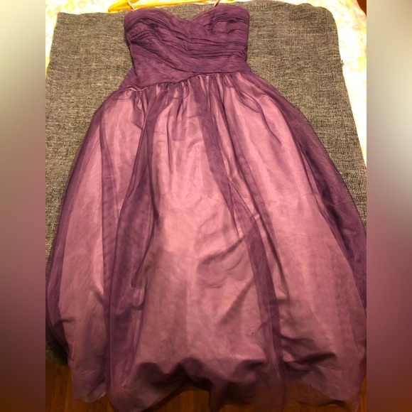 Taylor Swift “Speak Now” Era Vibe Midi Purple Tulle Dress by Monique Lhulier - Picture 1 of 5